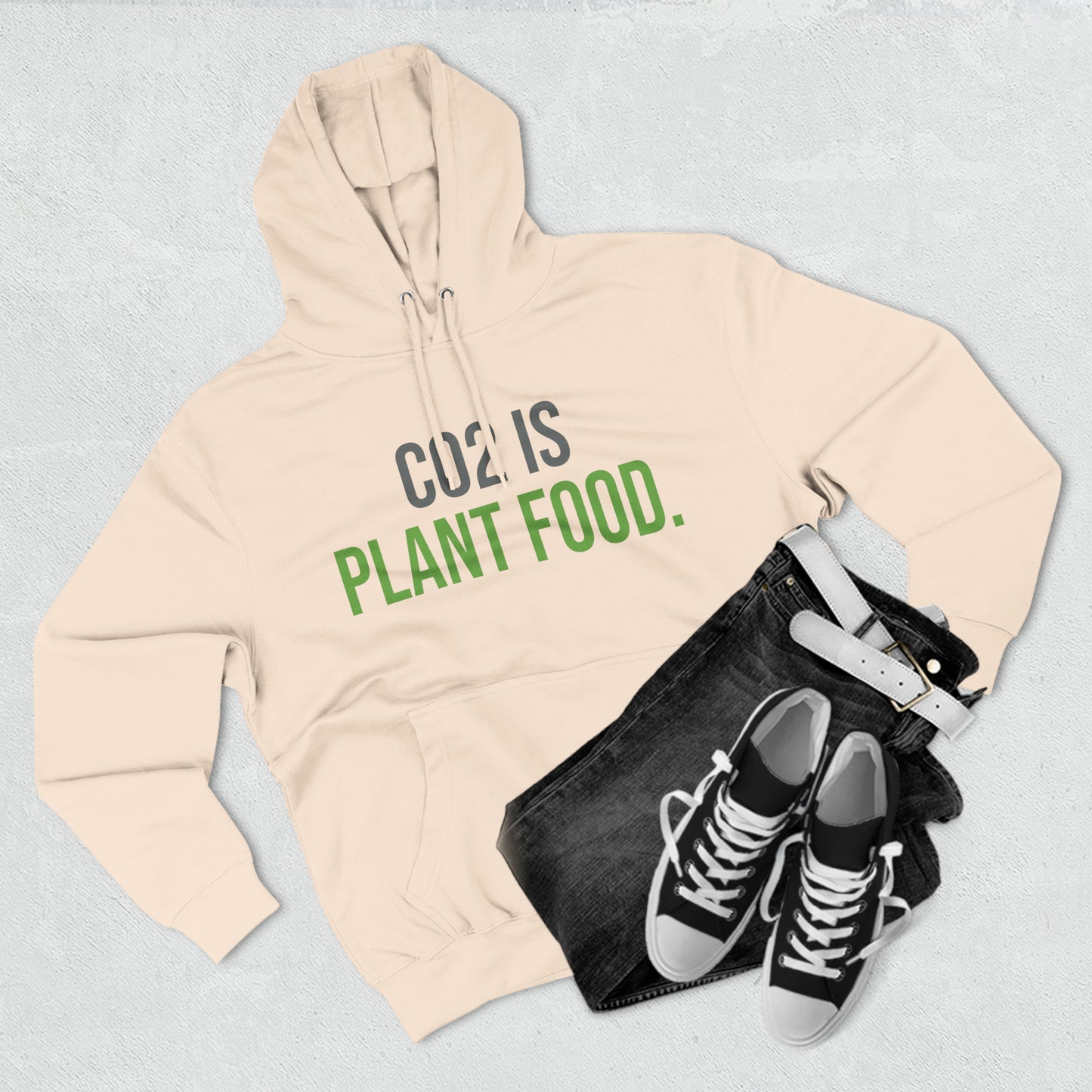 CO2 is Plant Food Premium Pullover Hoodie