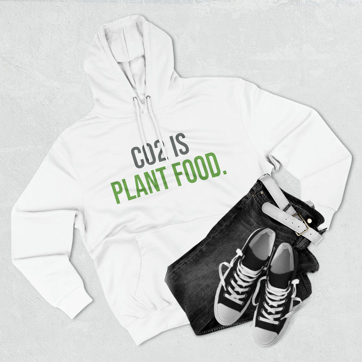 CO2 is Plant Food Premium Pullover Hoodie