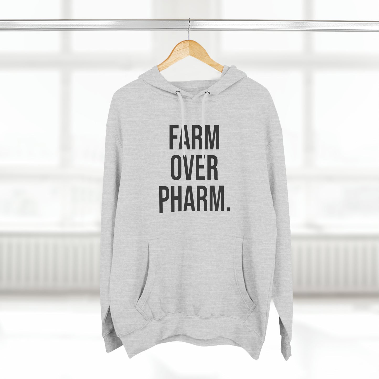 Farm Over Pharm Premium Pullover Hoodie