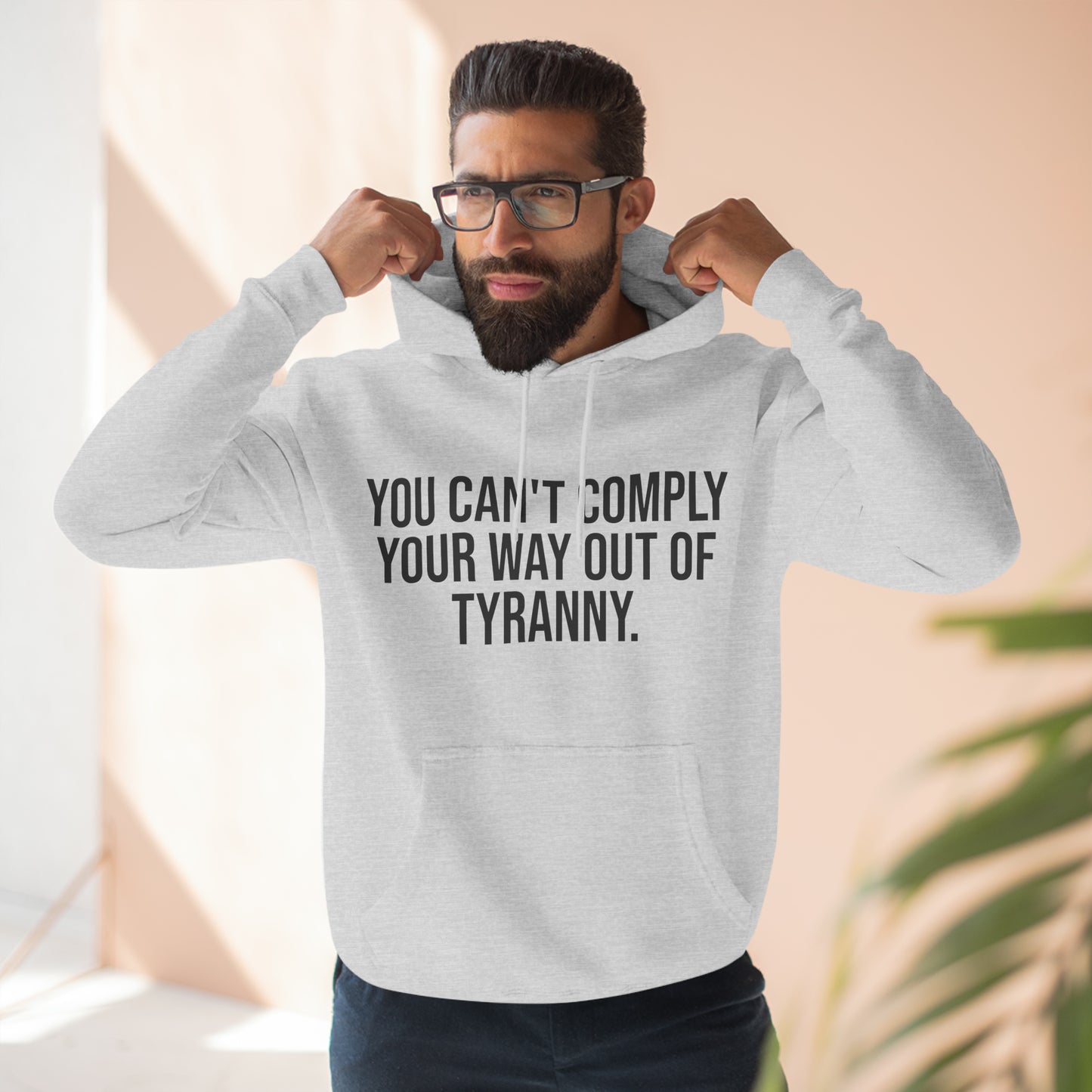 You Can't Comply Your Way Out Of Tyranny Premium Pullover Hoodie