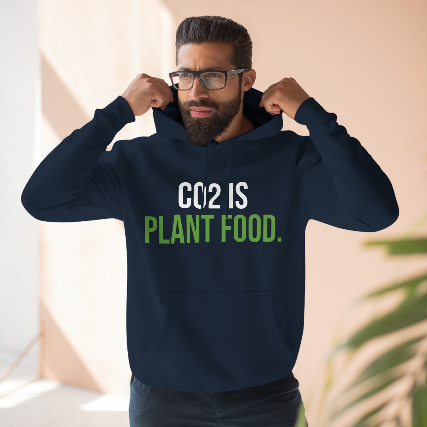 CO2 is Plant Food Premium Pullover Hoodie