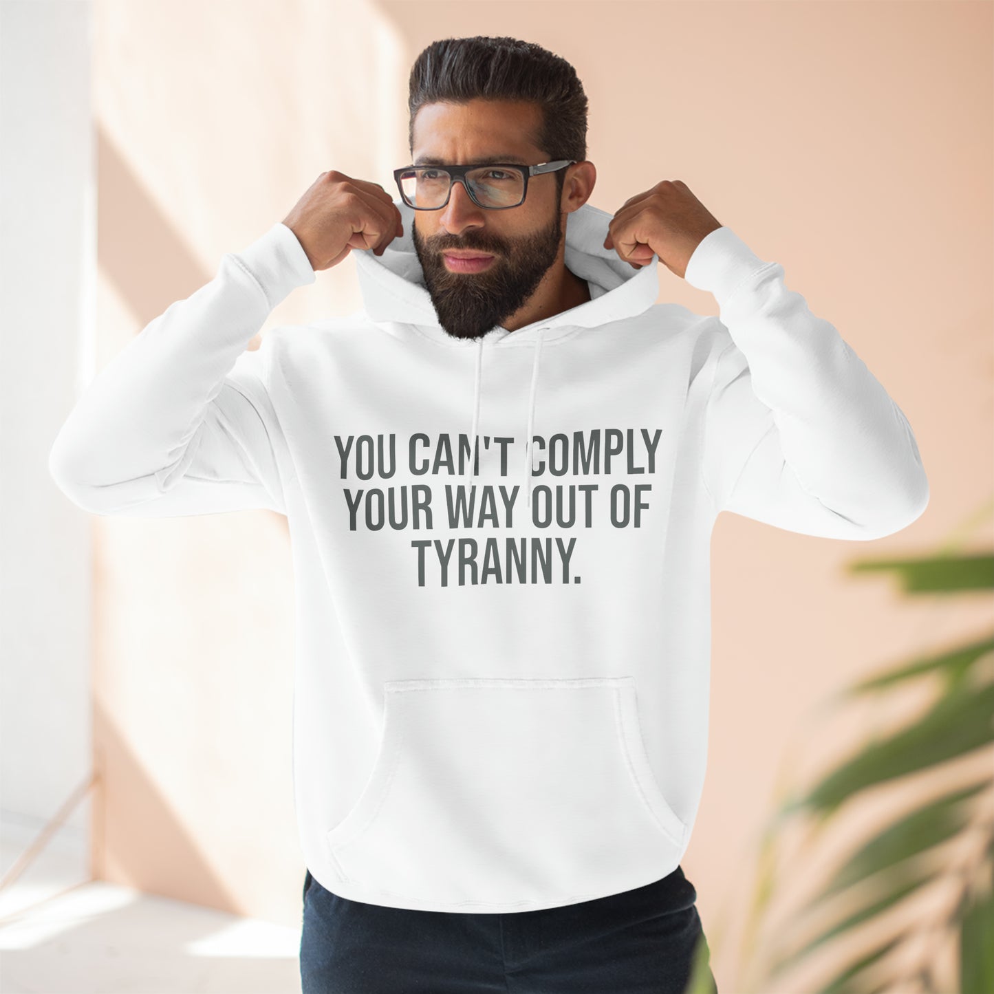 You Can't Comply Your Way Out Of Tyranny Premium Pullover Hoodie