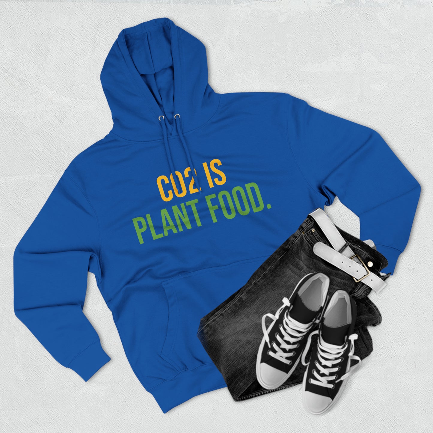 CO2 is Plant Food Premium Pullover Hoodie