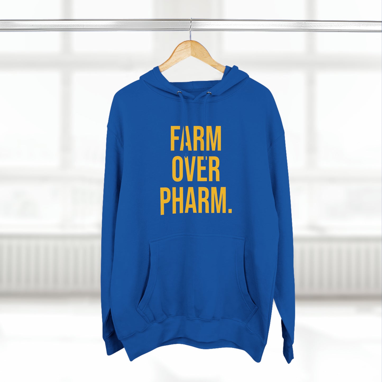 Farm Over Pharm Premium Pullover Hoodie