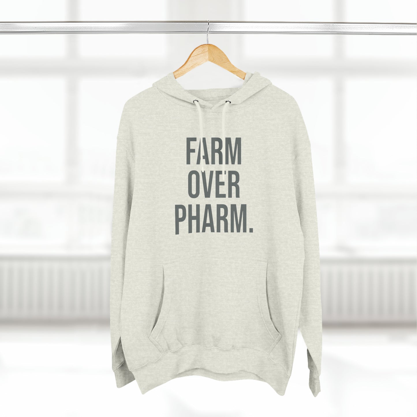 Farm Over Pharm Premium Pullover Hoodie