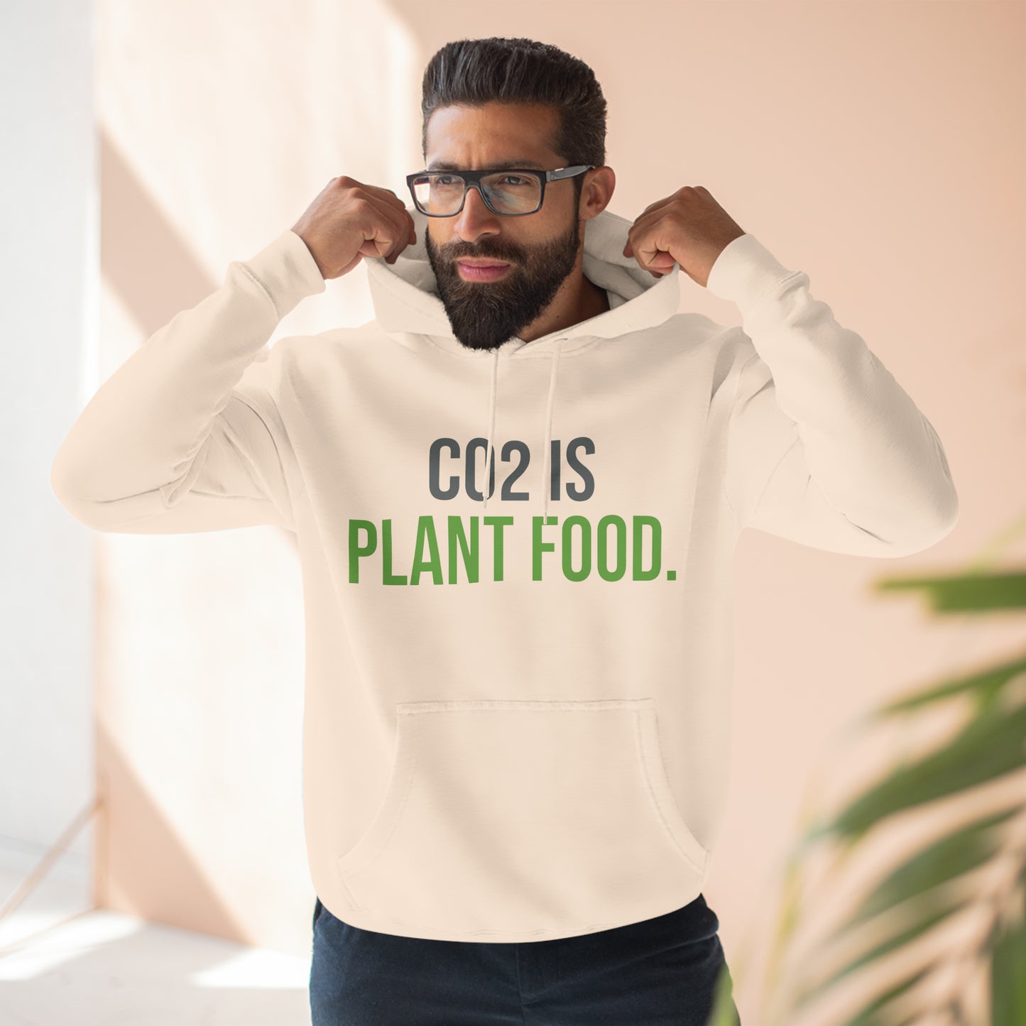 CO2 is Plant Food Premium Pullover Hoodie