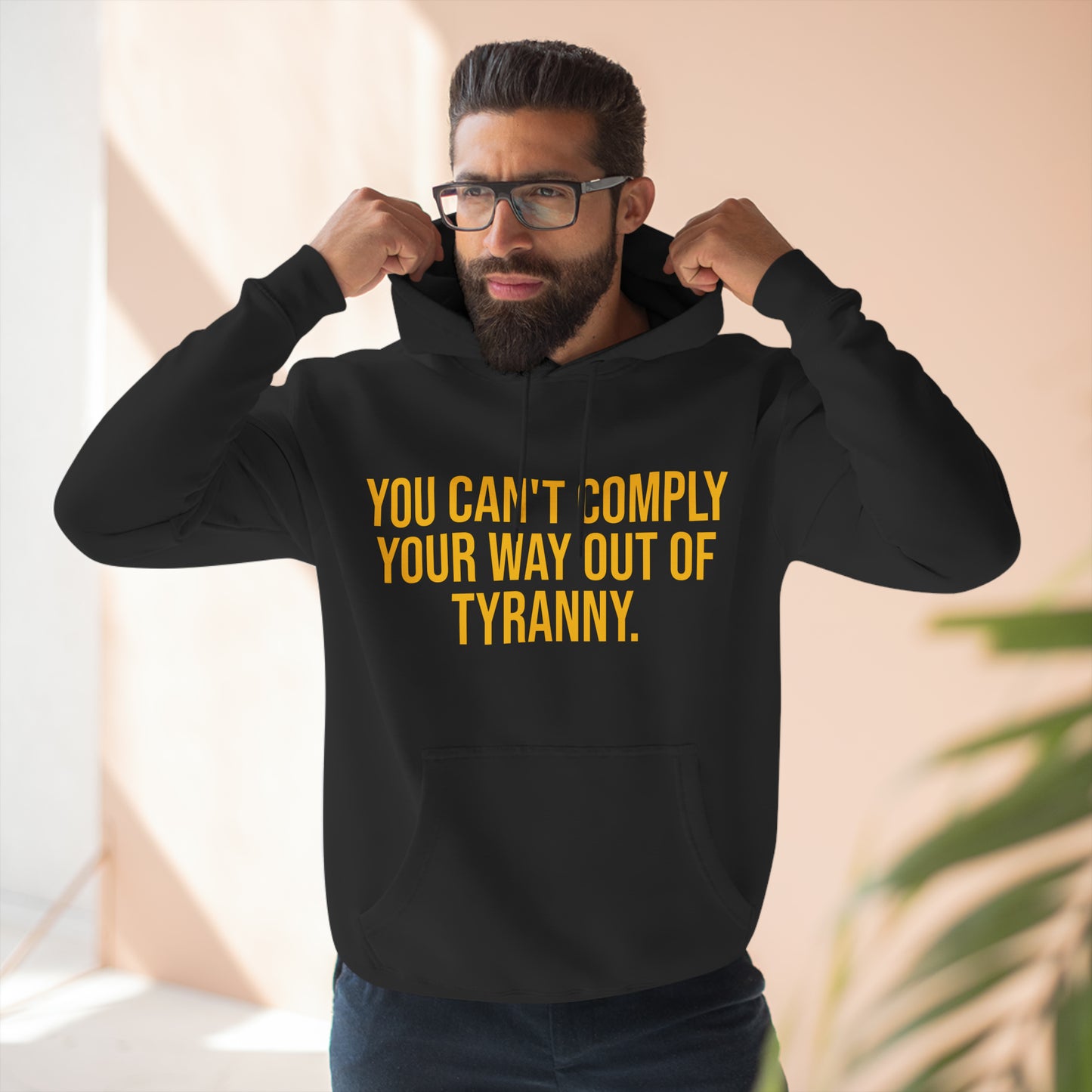 You Can't Comply Your Way Out Of Tyranny Premium Pullover Hoodie