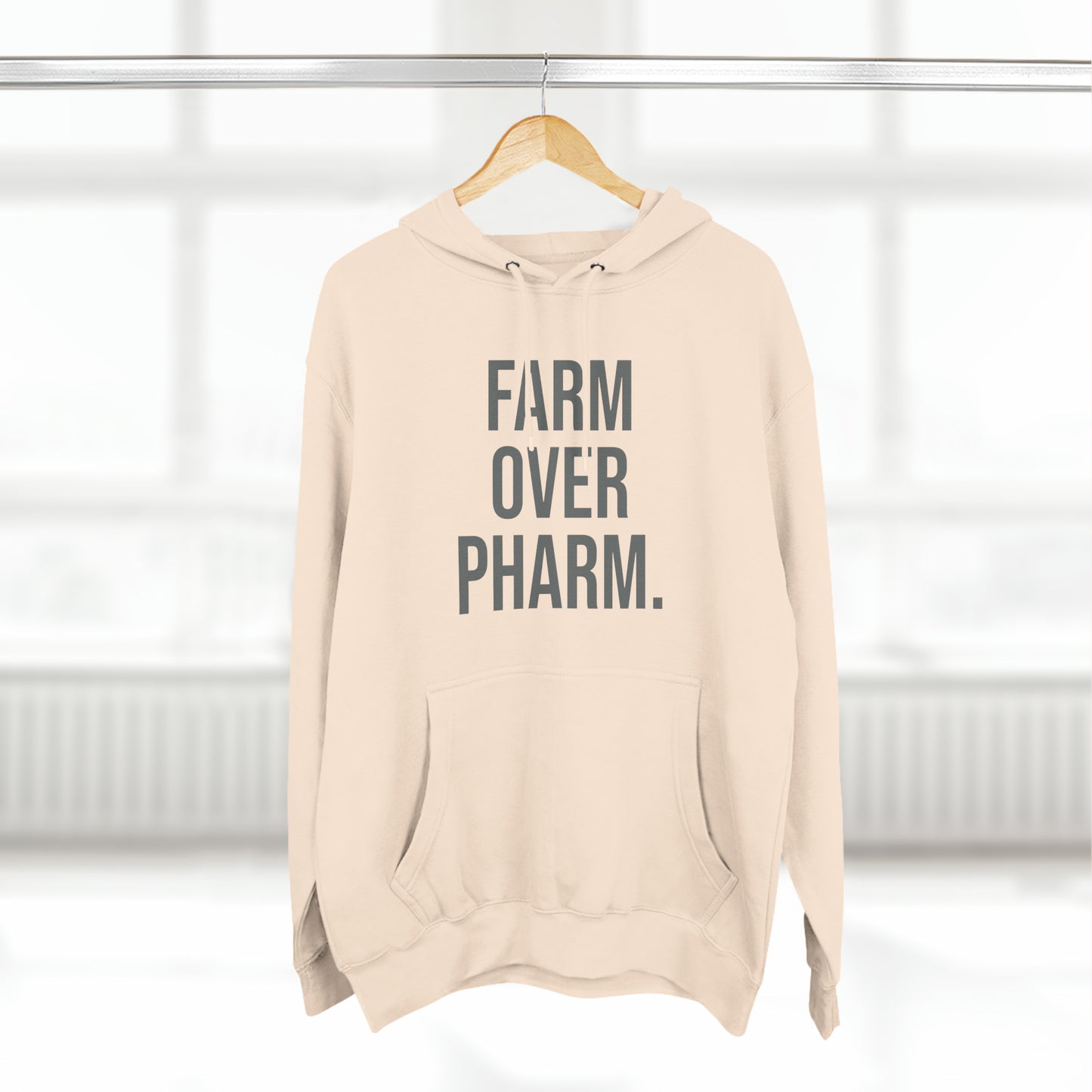 Farm Over Pharm Premium Pullover Hoodie