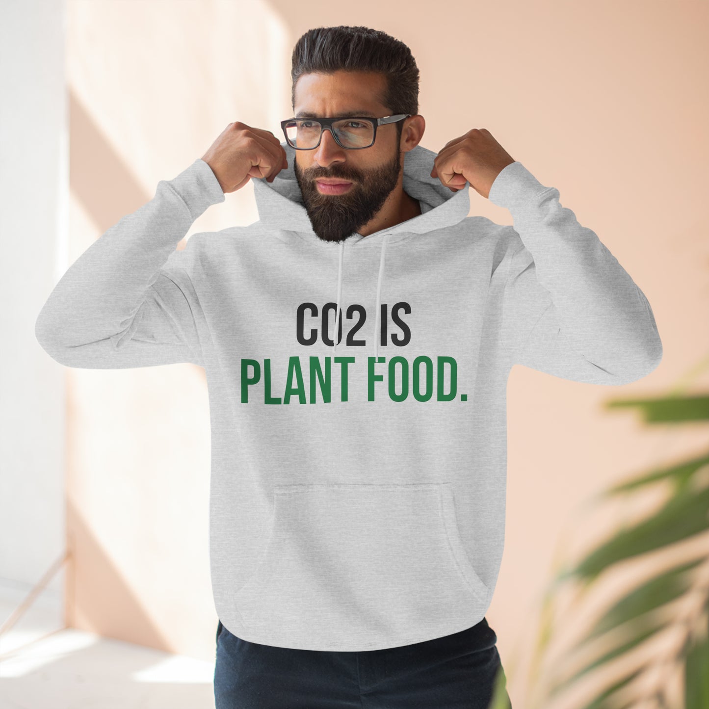 CO2 is Plant Food Premium Pullover Hoodie