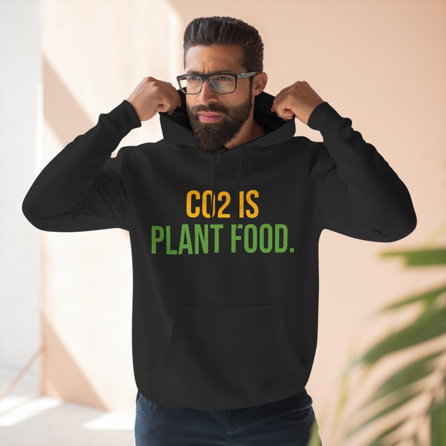 CO2 is Plant Food Premium Pullover Hoodie